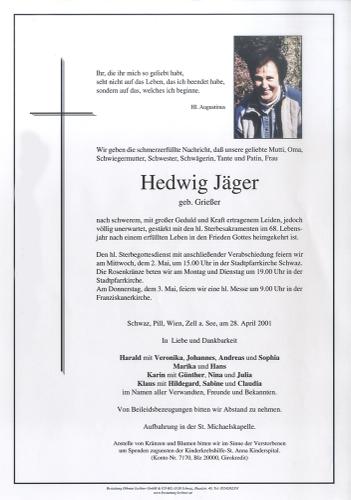 Parte von Hedwig Jäger