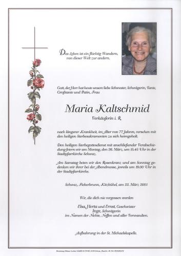 Parte von Maria Kaltschmid