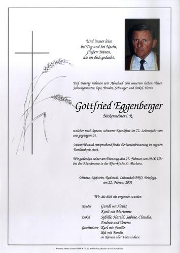 Parte von Gottfried Eggenberger
