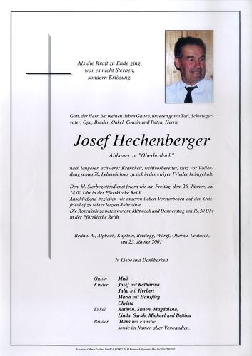 Parte von Josef Hechenberger