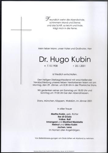 Parte von Hugo Kobin