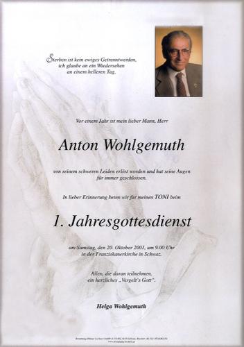 Parte von Anton Wohlgemuth