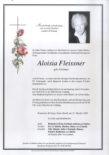 Parte von Aloisia Fleissner