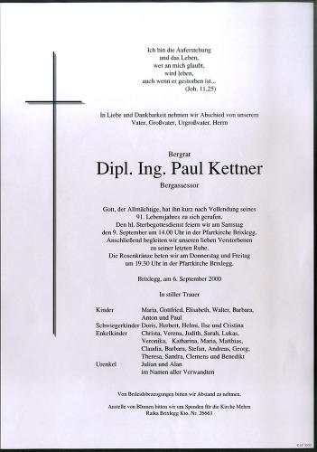 Parte von Paul Kettner