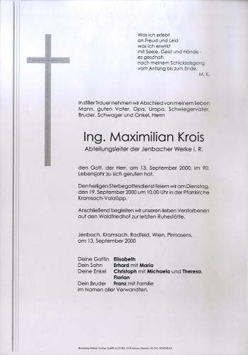 Parte von Maximilian Krois