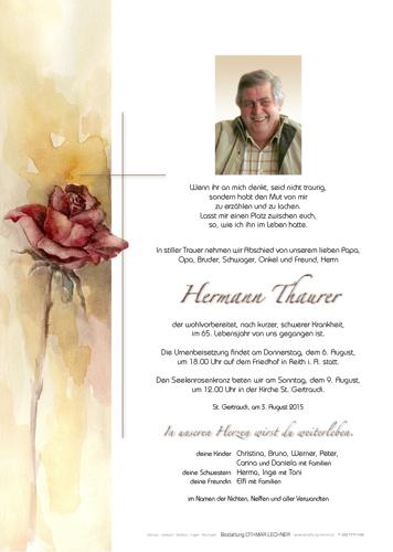 Parte von Hermann Thaurer