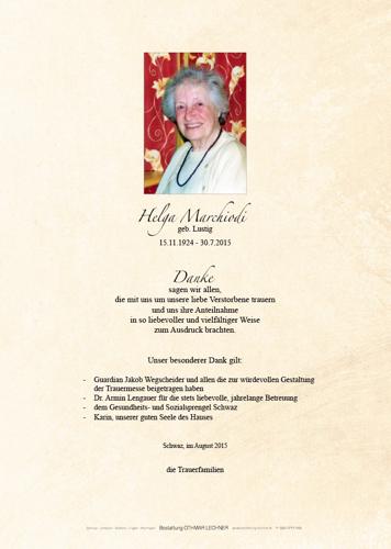 Parte von Helga Marchiodi