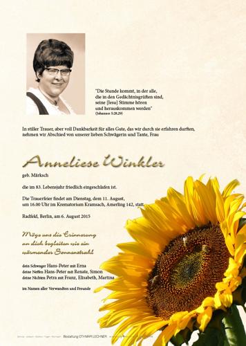 Parte von Anneliese Winkler