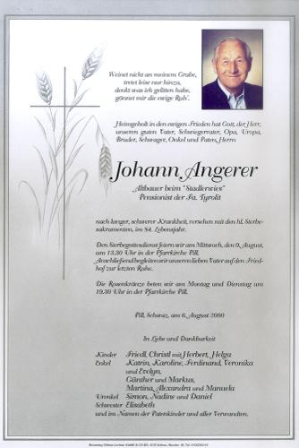 Parte von Johann Angerer