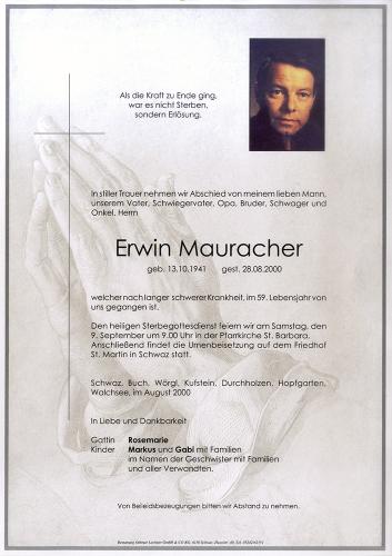 Parte von Erwin Mauracher
