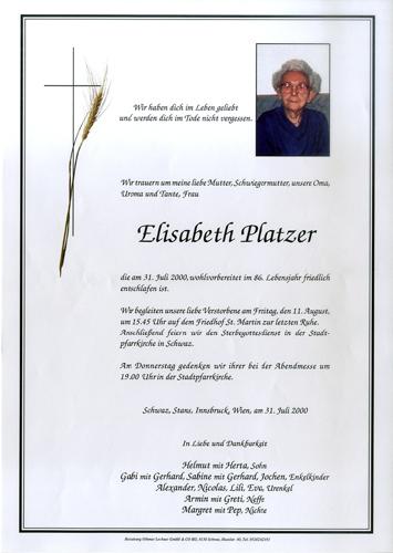 Parte von Elisabeth Platzner