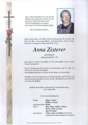 Parte von Anna Zisterer