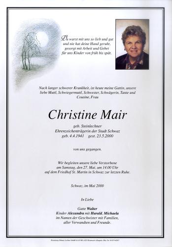 Parte von Christine Mair