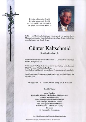 Parte von Günther Kaltschmid
