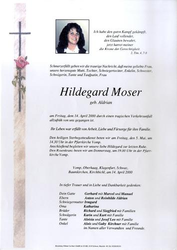 Parte von Hildegard Moser