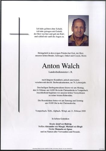 Parte von Anton Walch