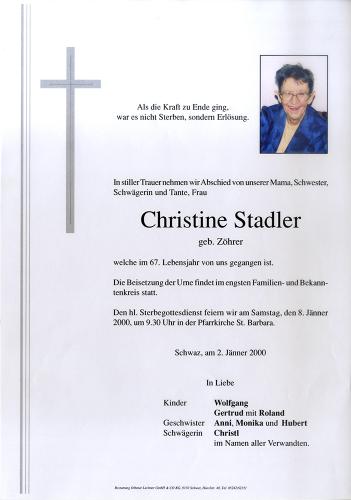 Parte von Christine Stadler