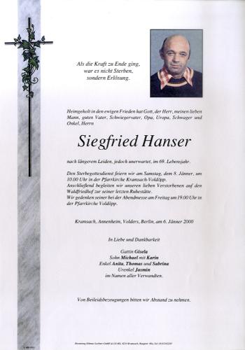 Parte von Siegfried Hanser