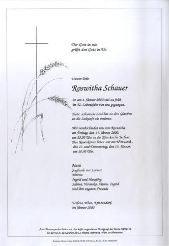 Parte von Roswitha Schauer