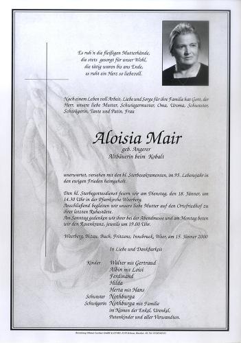 Parte von Aloisia Mair