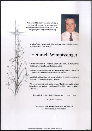 Parte von Heinrich Wimpissinger