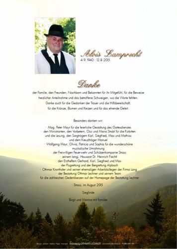 Parte von Alois Lamprecht