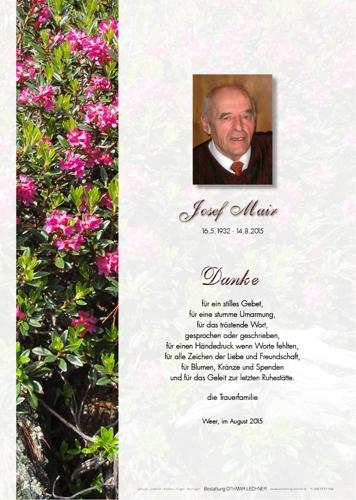 Parte von Josef Mair