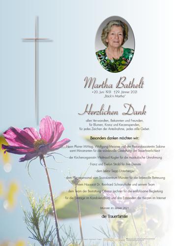 Parte von Martha Bathelt