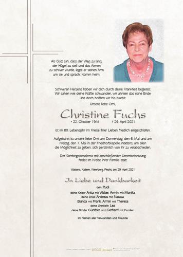 Parte von Christine Fuchs