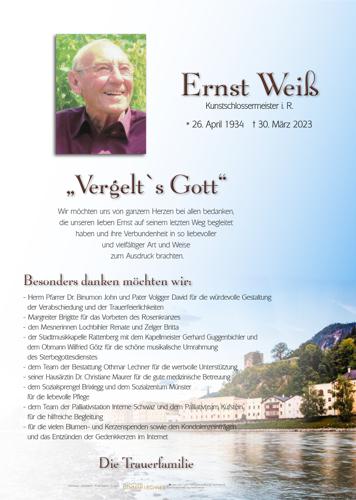 Parte von Ernst Weiß
