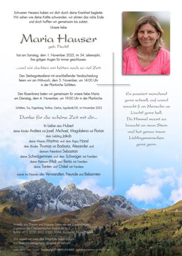 Parte von Maria Hauser