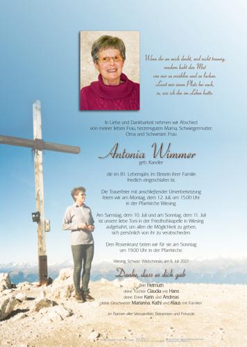 Parte von Antonia Wimmer