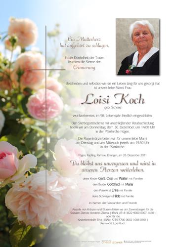 Parte von Aloisia Koch