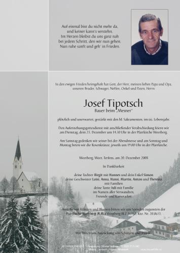 Parte von  Tipotsch Josef Herr