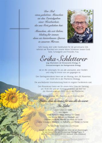 Parte von Erika Schletterer