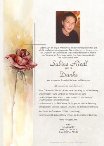 Parte von Sabine Riedl