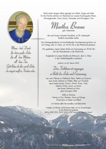 Parte von Martha Braun