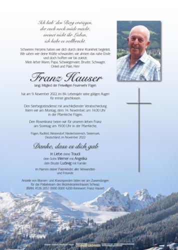 Parte von Franz Hauser