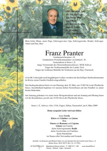 Parte von  Pranter Franz Herr