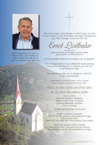 Parte von Ernst Loithaler