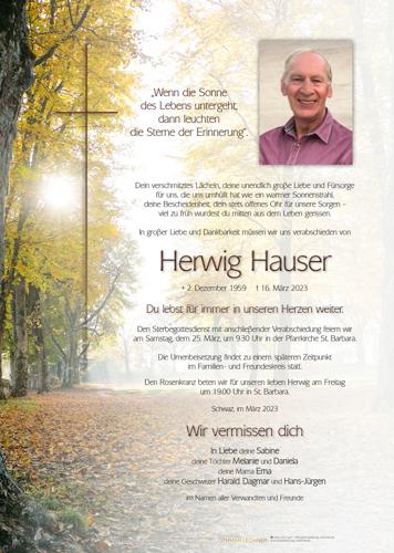 Parte von Herwig Hauser