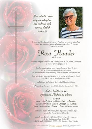 Parte von Rosa Häusler