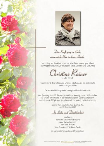 Parte von Christine Rainer