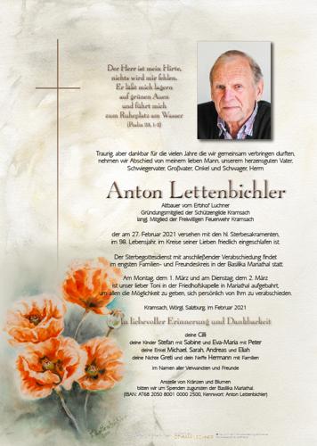 Parte von Anton Lettenbichler