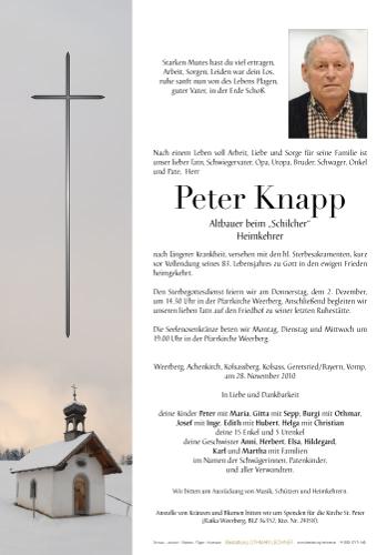Parte von Peter Knapp