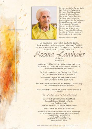 Parte von Rosina Lanthaler