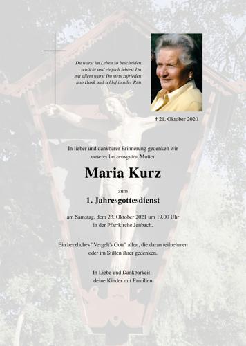 Parte von Maria Kurz