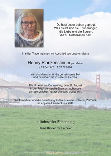 Parte von Henny Plankensteiner