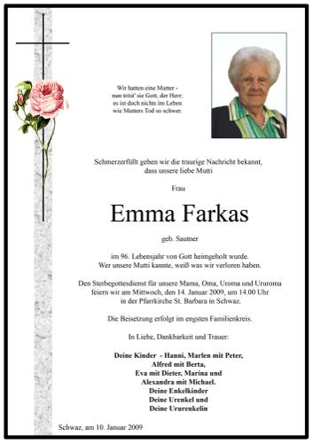 Parte von  Farkas Emma Frau