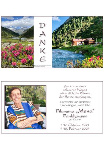 Parte von Filomena Fankhauser